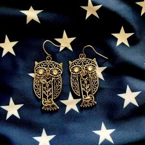 Owl Dangle Earrings